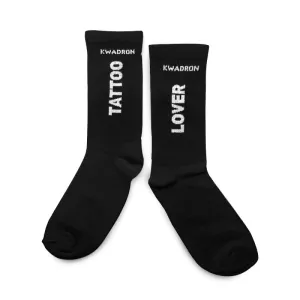SOCKS TATTOO LOVER BY KWADRON - BLACK