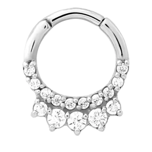 SEPTUM / NÁHRRING MIT ZIRKONEN