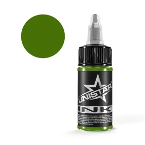 UNISTAR INK - TOP BASIC GREEN DARK