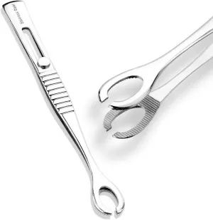 PIERCINGPINZETTE MIT ÖSE (OFFEN) – STAHL