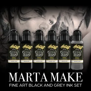 KURO SUMI IMPERIAL - MARTA MAKE FINE ART BLACK AND GREY SET