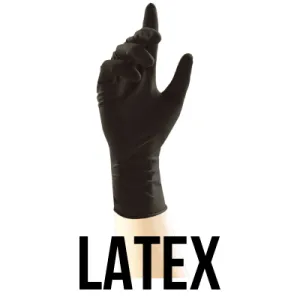LATEXHANDSCHUHE - SCHWARZ