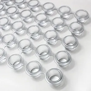 CLEAR INK CUPS TRAY - 600 STÜCK