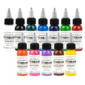XTREME INK - PRIMARY COLOR SET 12X30 ML